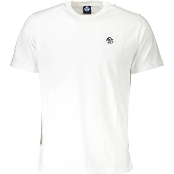 North Sails Bianco Katoenen Heren T-Shirt