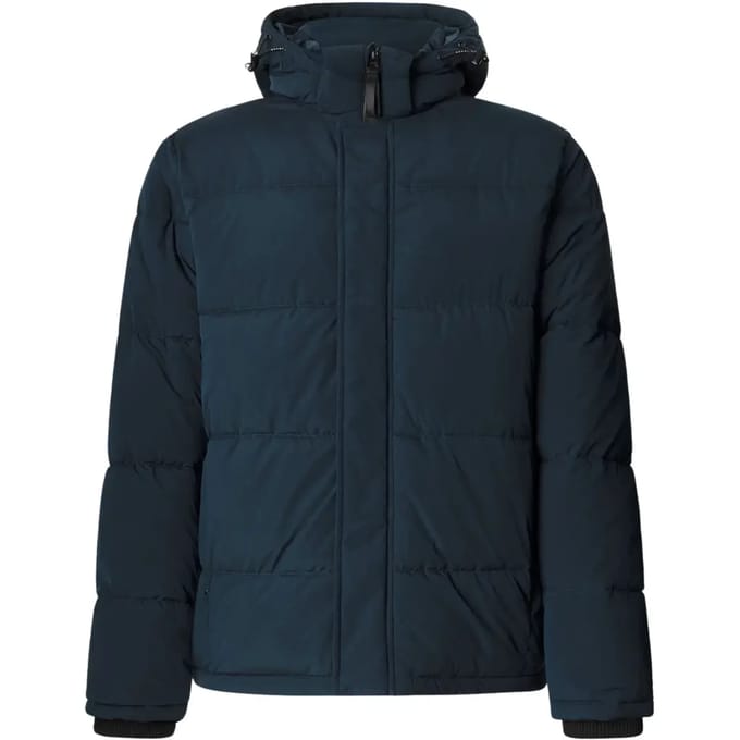 regular fit gewatteerd jack met afneembare capuchon model 'JOBIAS'