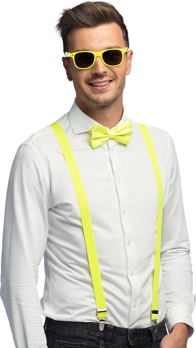 Boland - Set Classic neongeel Neon,Geel - Volwassenen - Unisex - -