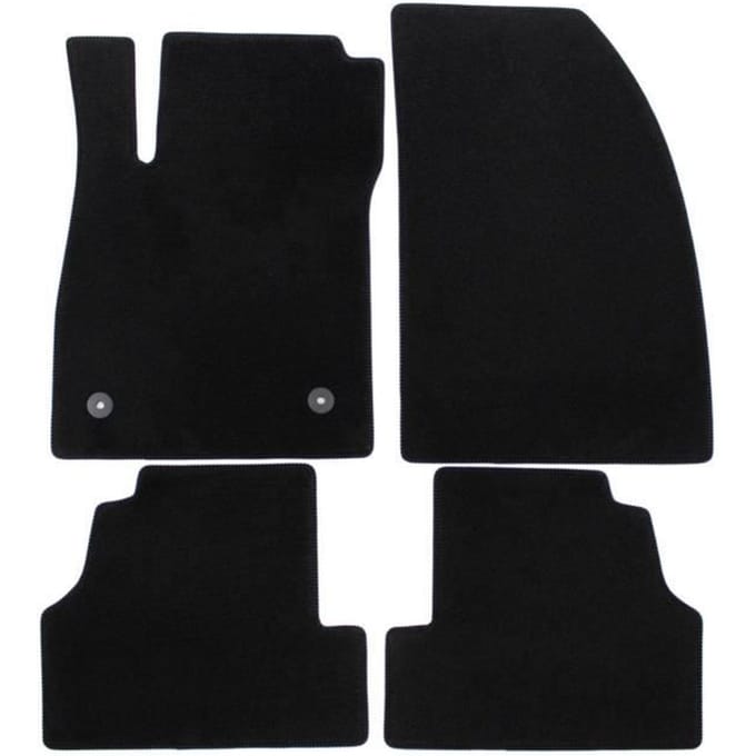 Tapis de sol - Opel - Mokka - 2012-2020 - 4 pièces - Renforcé sous les pédales - Antidérapant