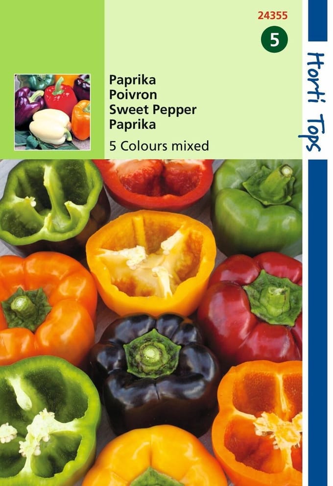 2 stuks - Hortitops - Paprika 5 Kleuren