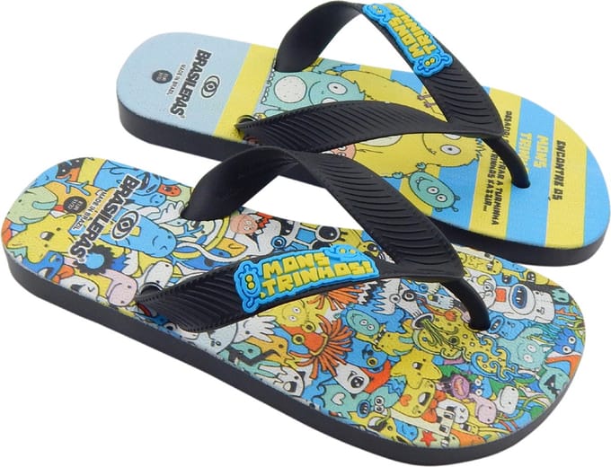Brasileras Slippers Kinderen- Zwart- 27/28