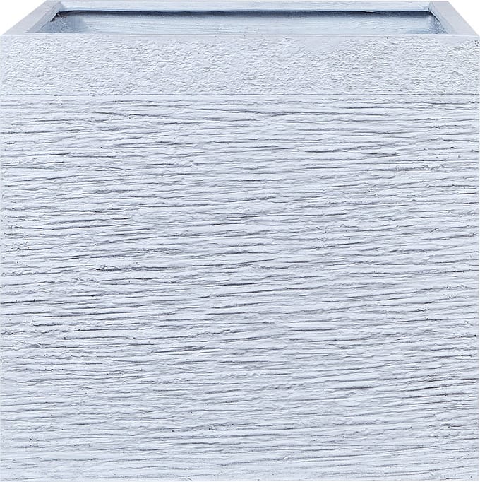 PAROS - Plantenbak - Wit - 50 cm - Klei-vezelmengsel