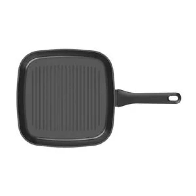 DiNA Grill pan non-stick Helix - Ø 26cm - Zwart - PFAS-vrij