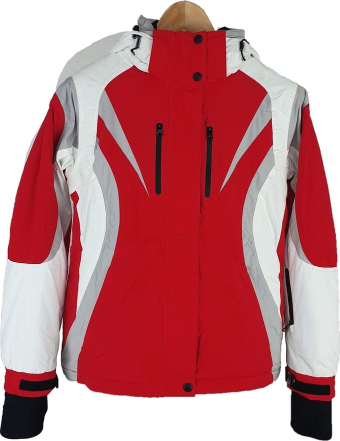 Hi-Tec Dames Vanta Wintersportjas Rood Wit Maat XS