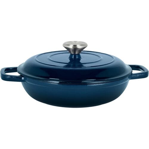 SILVERCREST Gietijzeren hapjespan, Ø25 cm (Blauw)