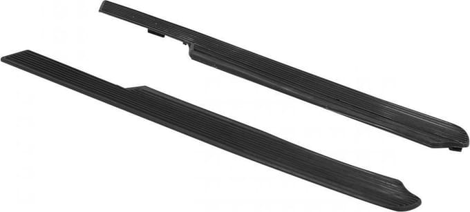 Paire de protection longeron de marche pied noir pour mobylette MBK 51 cyclomoteur
