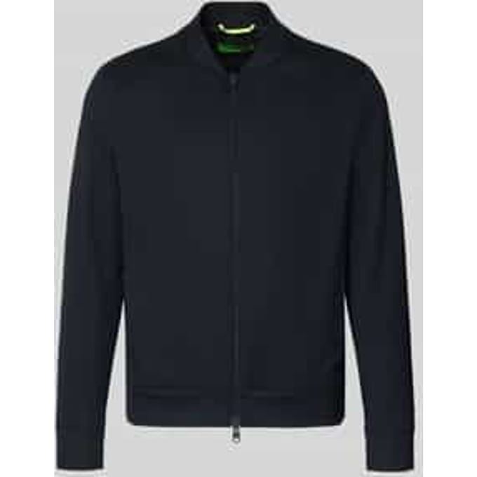 Regular fit sweatjack met viscose, model 'Cross'