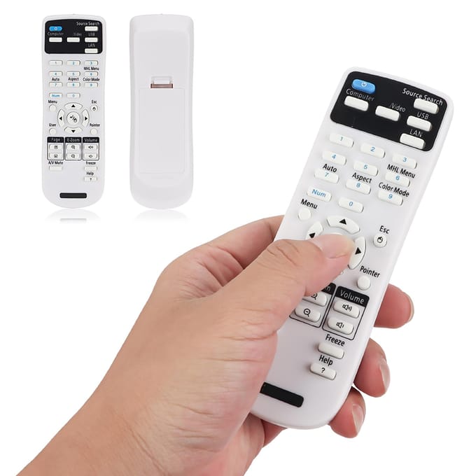 Télécommande de Projecteur Remplacement pour EX3220 EX5220 white