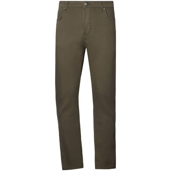 Jan Vanderstorm herren Broek Met Lage Taille - 76 - olijf - Plus Size