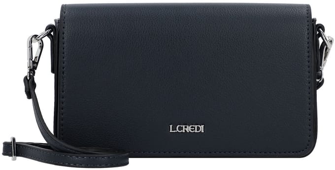 L.CREDI Schoudertas Koppeling Jane Clutch Navy Donkerblauw