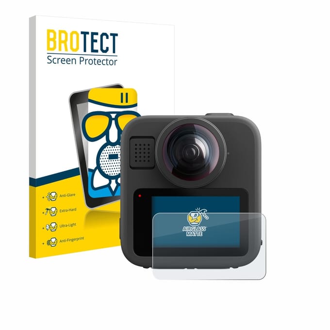 BROTECT - Screenprotector voor GoPro Max 2 - Folie Beschermfolie Beschermglas matte
