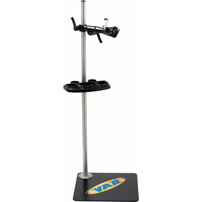Var Professional Single Clamp Fietsreparatiestandaard Grijs 167 cm