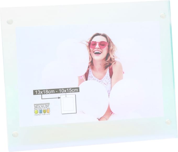 Deknudt Frames fotohouder S58SJ1 - transparant/regenboog effect - 13x18