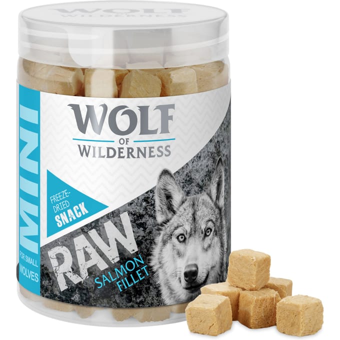 50g RAW Zalmfilet (gevriesdroogd) Wolf of Wilderness Hondensnacks