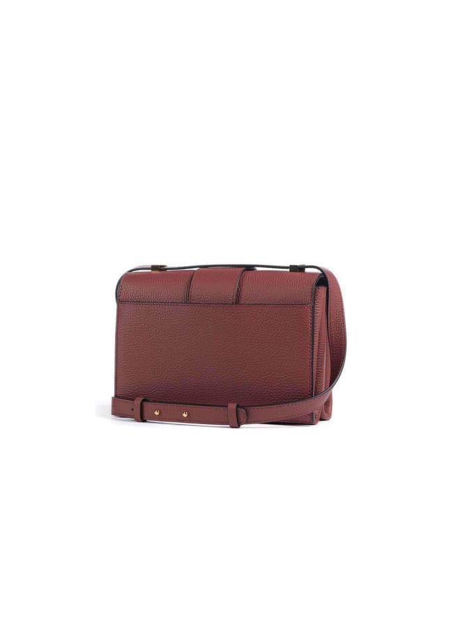 COCCINELLE Leren Schoudertas Arlettis Handbag Brandy Bruine