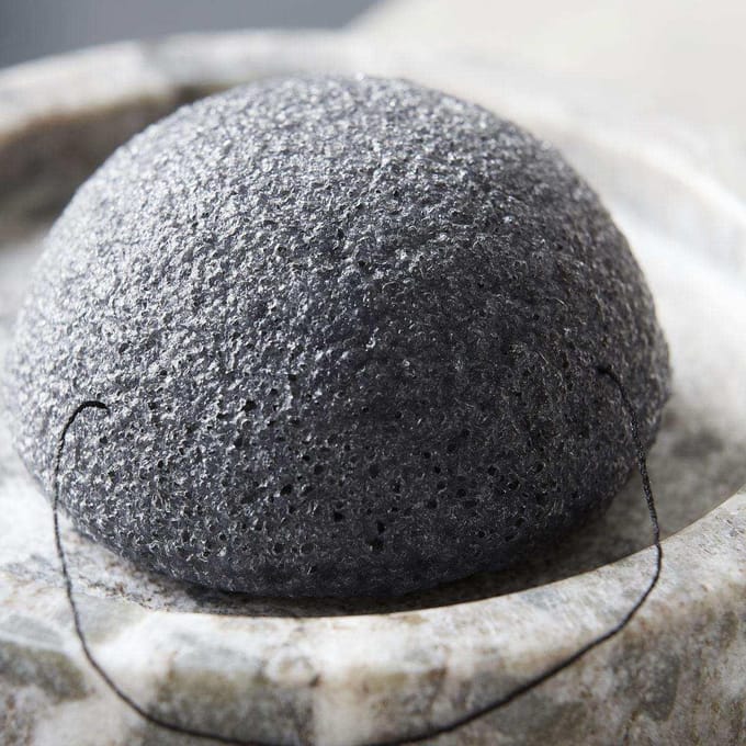 Meraki Konjac spons zwart