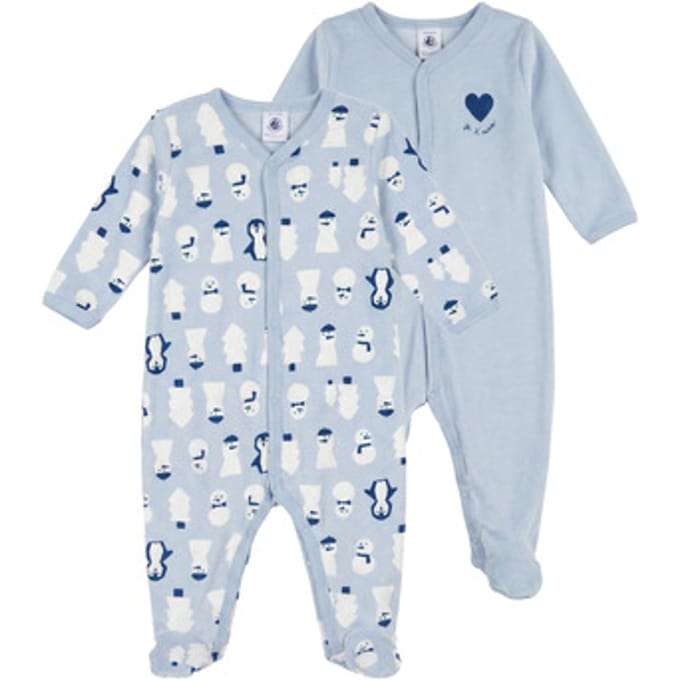 Petit Bateau  Pyjama's / nachthemden DORS BIEN X 2