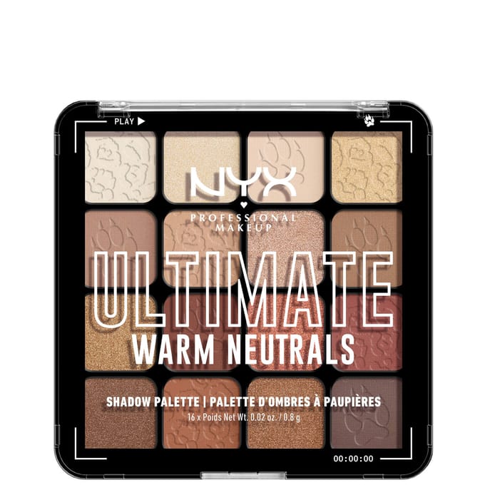 NYX Professional Makeup Ultimate Shadow Palette - Warm Neutrals - Oogschaduw Palet