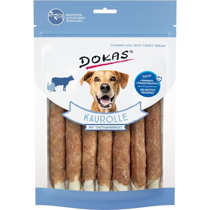 Dokas Kauwrollen - Kalkoenfilet 3 x 190 g