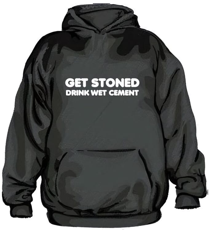 Hybris Get Stoned Drink Wet Cement-hoodie SH-3-10118-H6-8