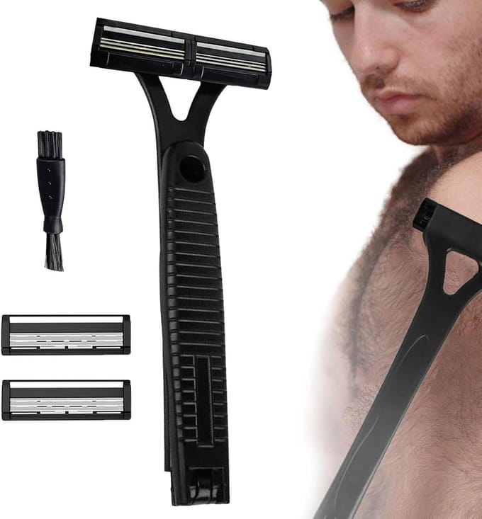 Rugscheerapparaat - Lichaamstrimmer - Persoonlijke verzorging - Ergonomisch ontwerp - 45cm uitgevouwen