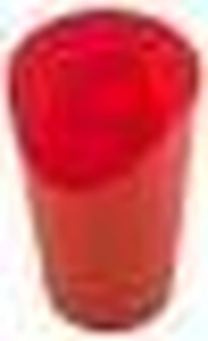 Vitility - beker met neusuitsparing - rood