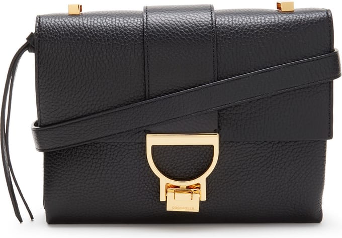 COCCINELLE Leren Schoudertas Arlettis Handbag Noir Zwart