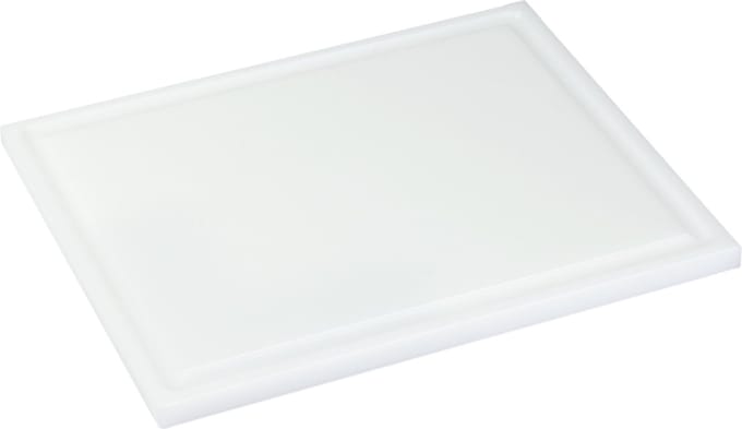 Interlux Snijplaat met sapgoot - 325x265x15mm - Wit