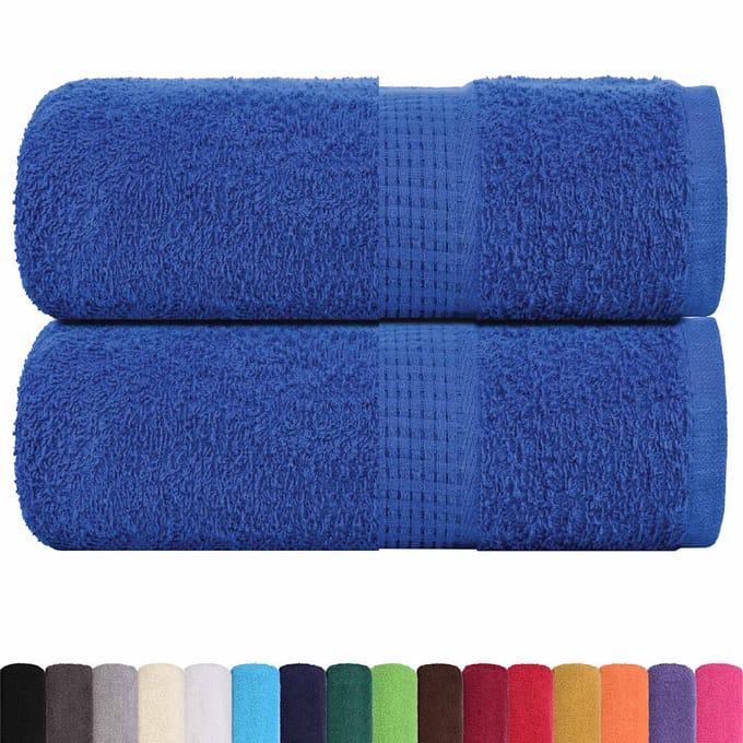 vidaXL - Gastendoekjes - FROGN - 2 - st - 30x50 - cm - 360 - g/m² - blauw