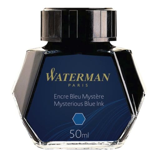 Waterman Fountain Pen Ink | Mysterious Blue | 50ml Bottle