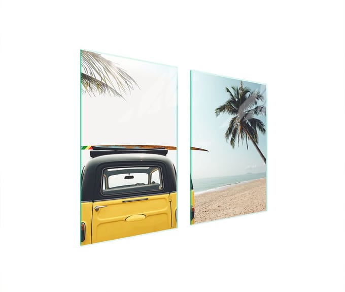 TMK ArtDeko Serie - Jasbeschermer - 65x52 cm - Hartglas