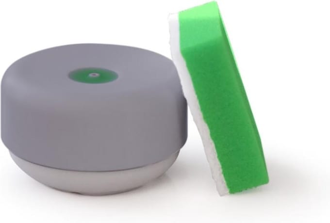 Bosign - Afwasmiddel dispenser Do-dish - grijs/ lichtgrijs