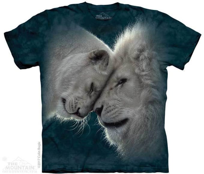 T-shirt White Lions Love L