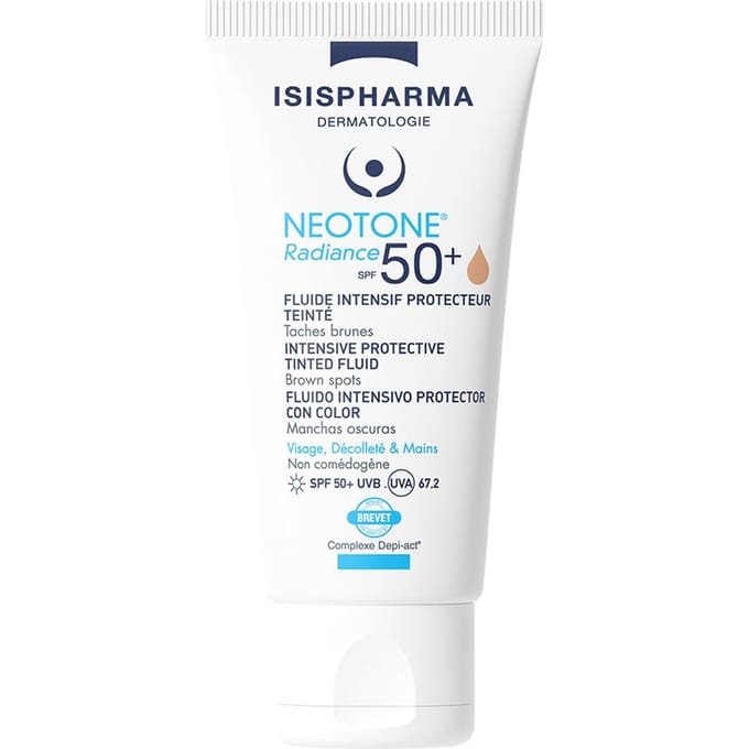 Isispharma Neotone Radiance Intensieve Beschermende Gekleurde Fluid SPF50+ 30 ml (Tint : Medium)
