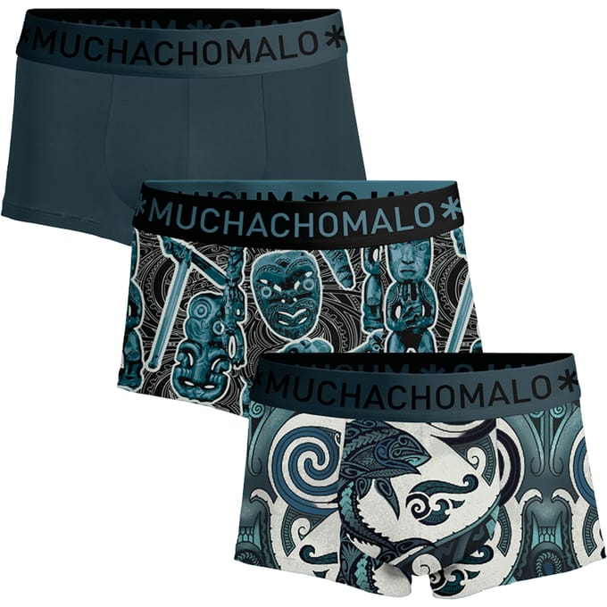 Muchachomalo Heren Trunks - 3 Pack - Maat M - 95% Katoen - Mannen Onderbroek