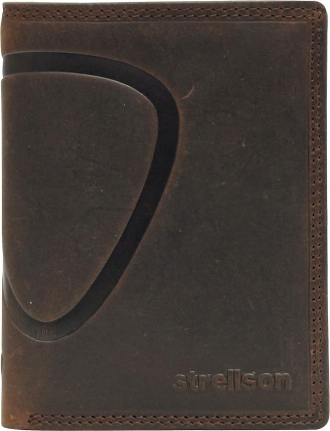 strellson Portemonnee Baker Street Billfold V8 Dark Brown Donkerbruin