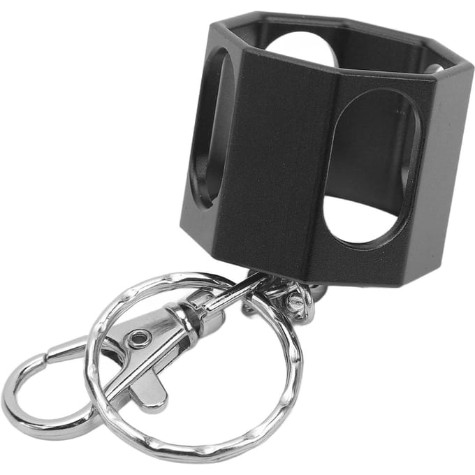 Porte-craie de billard en alliage d'aluminium noir, étui de poche pour craie de queue de billard black