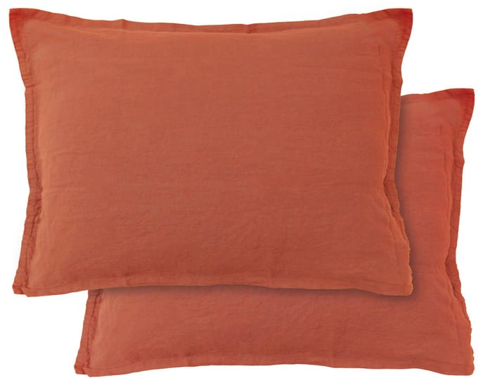 Matt & Rose Set Kussenslopen Sienne - (2x) 50 x 70 cm - 100% Linnen
