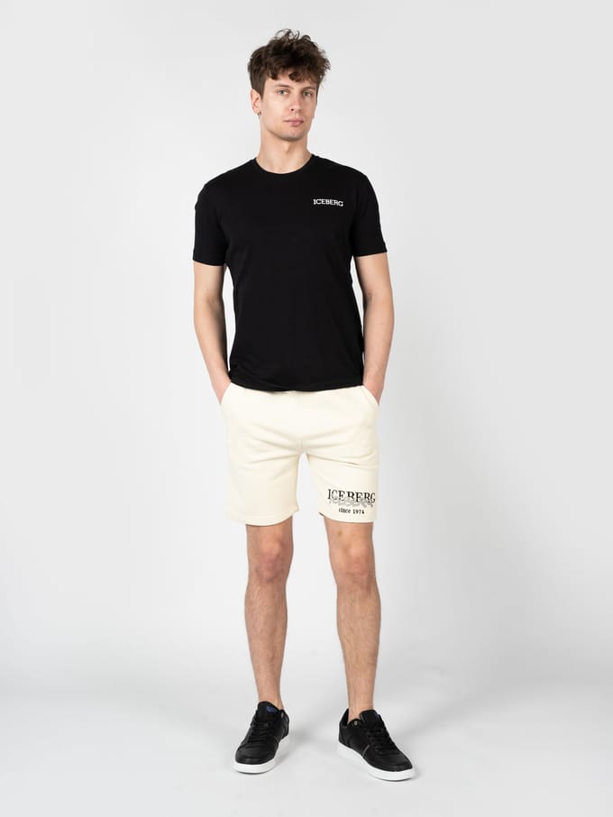 Iceberg T-Shirt C-Neck Mannen zwart