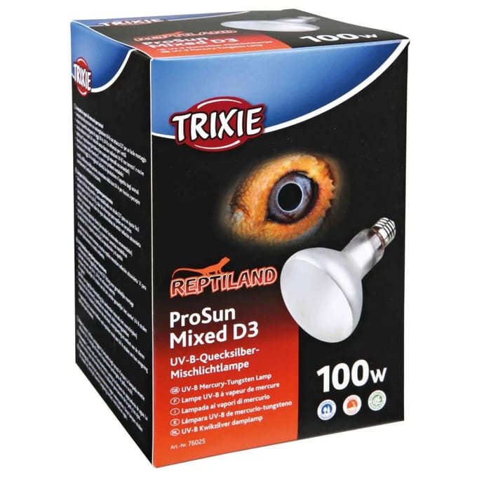 Terrariumlamp uv-b automatische start Trixie ProSun Mixed D3