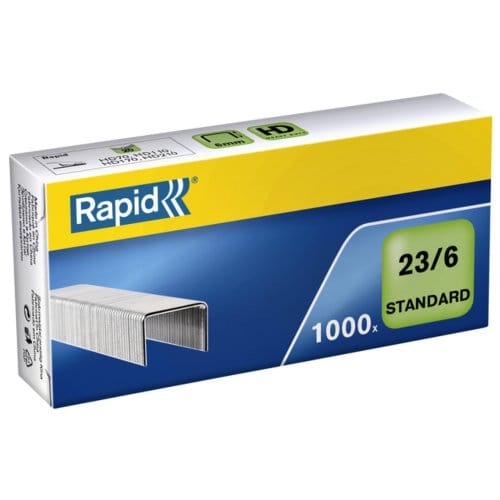 Nieten Rapid 23/6 gegalvaniseerd standaard 1000stuks