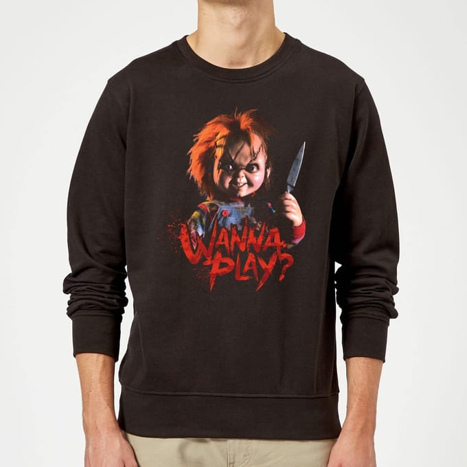 Chucky Wanna Play? trui - Zwart - S