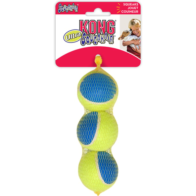Kong ultra squeakair bal medium 6,5 cm