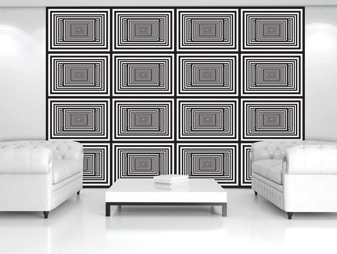Poster | Wit , Zwart | 104 x 70,5 cm