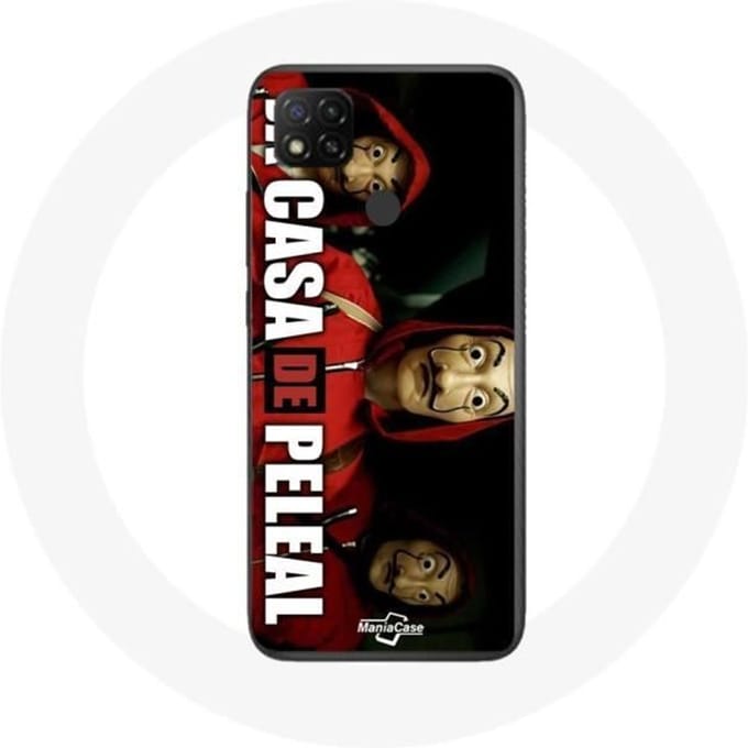 Xiaomi Redmi 9C hoesje La casa de papel Het masker van Dali