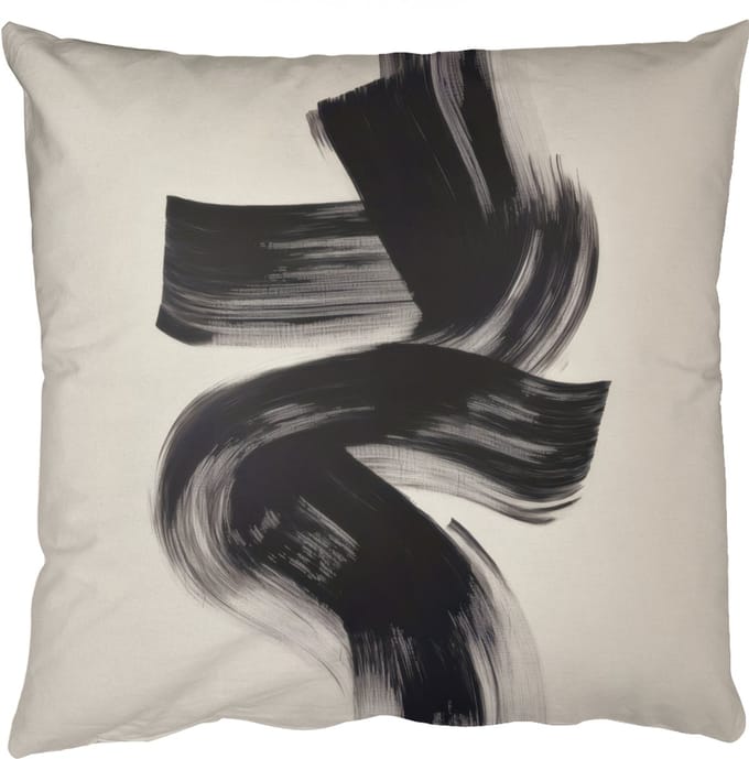 Sierkussens - Kussentjes Woonkamer - 40x40 cm - Strepen - Zwart - Abstract