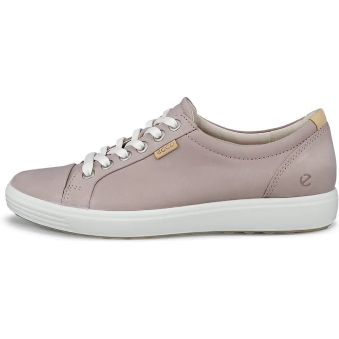 Ecco Soft Sneakers grijs Leer - Dames