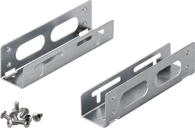 3,5'' HDD naar 5,25'' slot montage frame / zilver