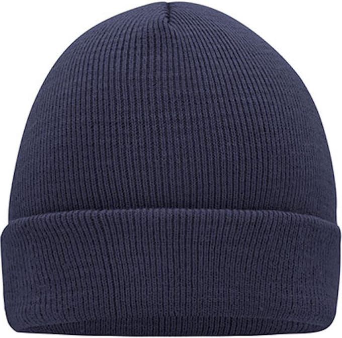 Myrtle Beach 'Knitted Cap' Beanie Navy/Blauw
